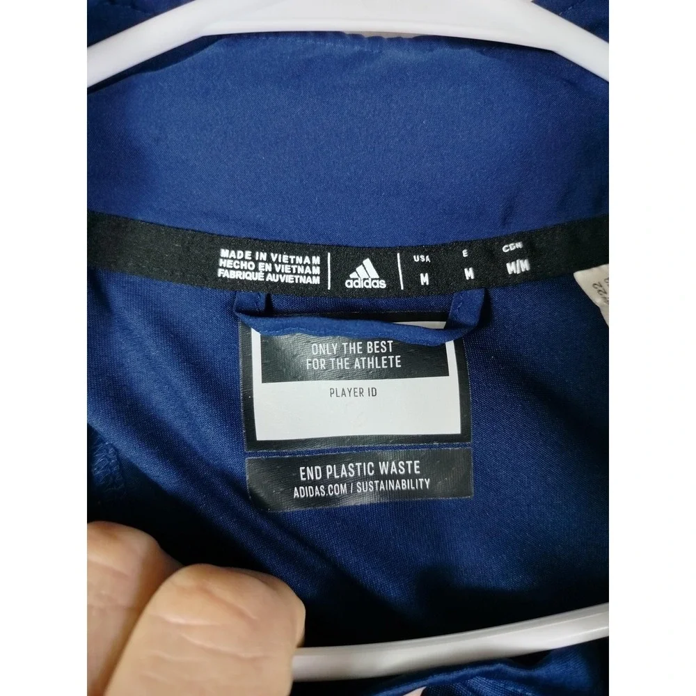 Florida Atlantic Owls Pullover Jacket Mens Medium Blue NCAA Baseball Adidas